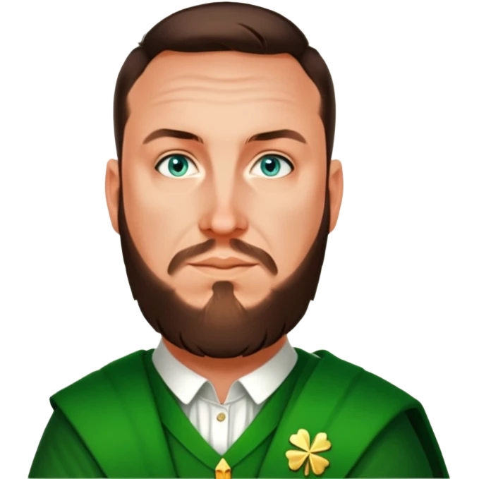 Wearing a Green Kilt emoji