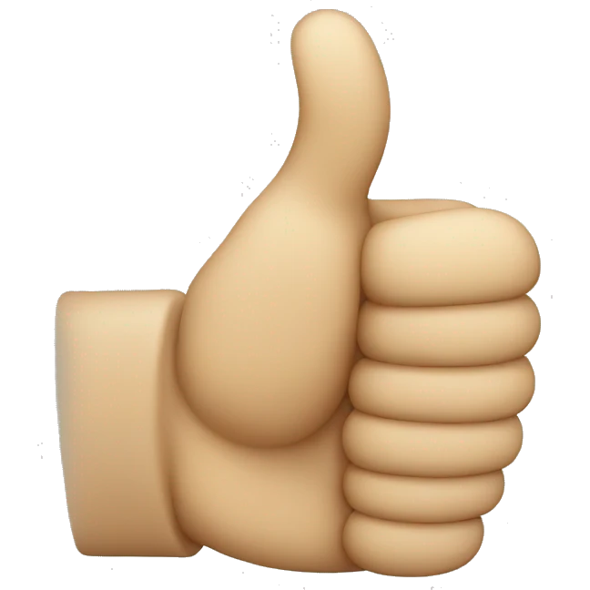 thumbs up emoji