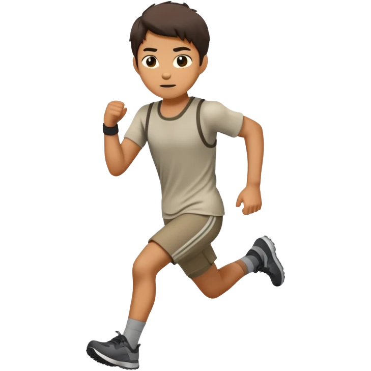 An emoji version of Minho from The Maze Runner in his running clothes  emoji