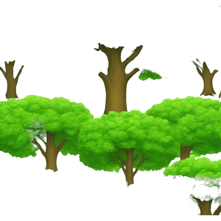 big green tree emoji
