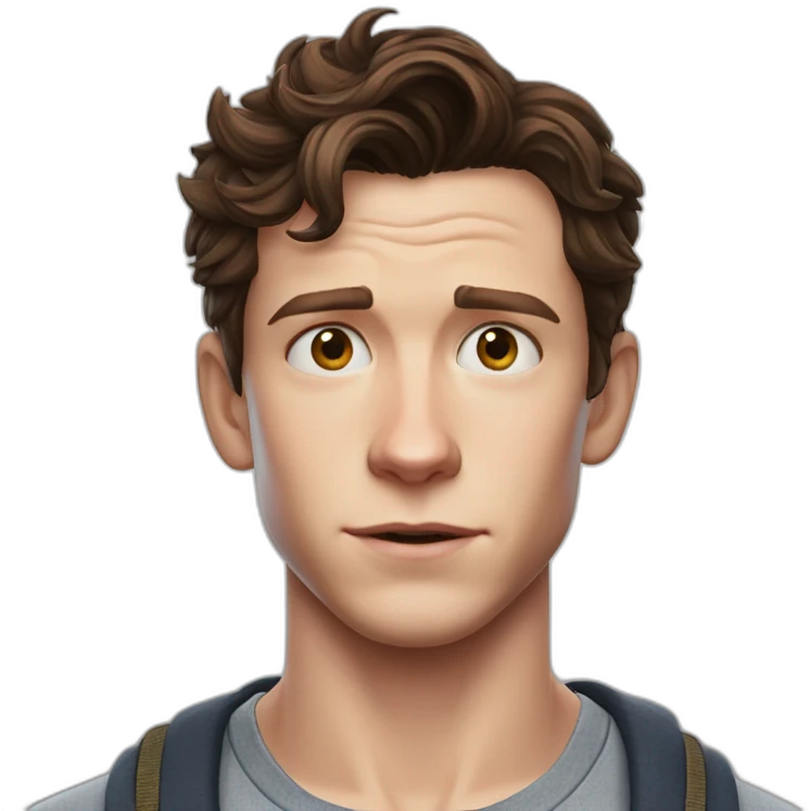 Tom Holland real face emoji