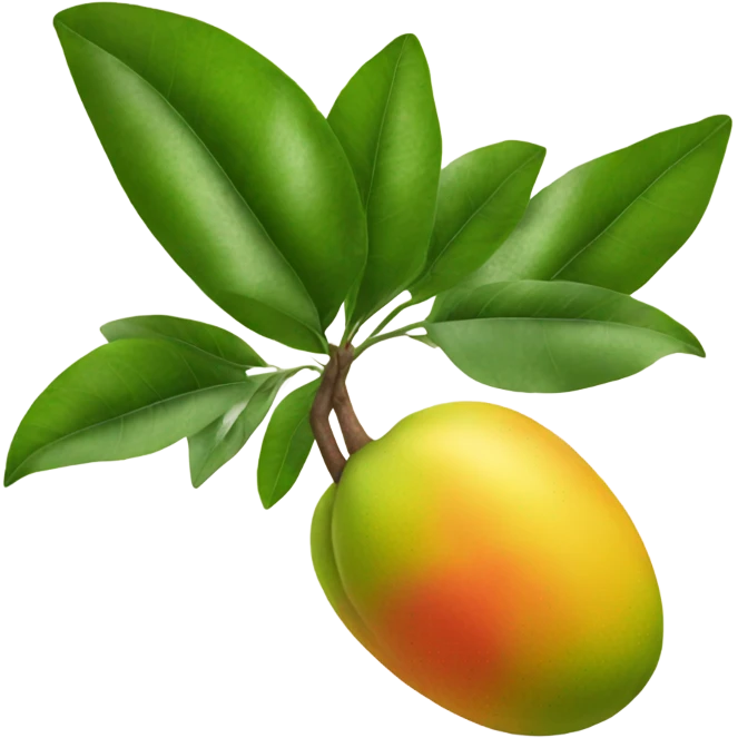 Realistic Mango emoji