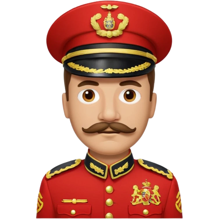 make his skin colour a little bit lighter, and his clothes should be like a spanish sergeant emoji