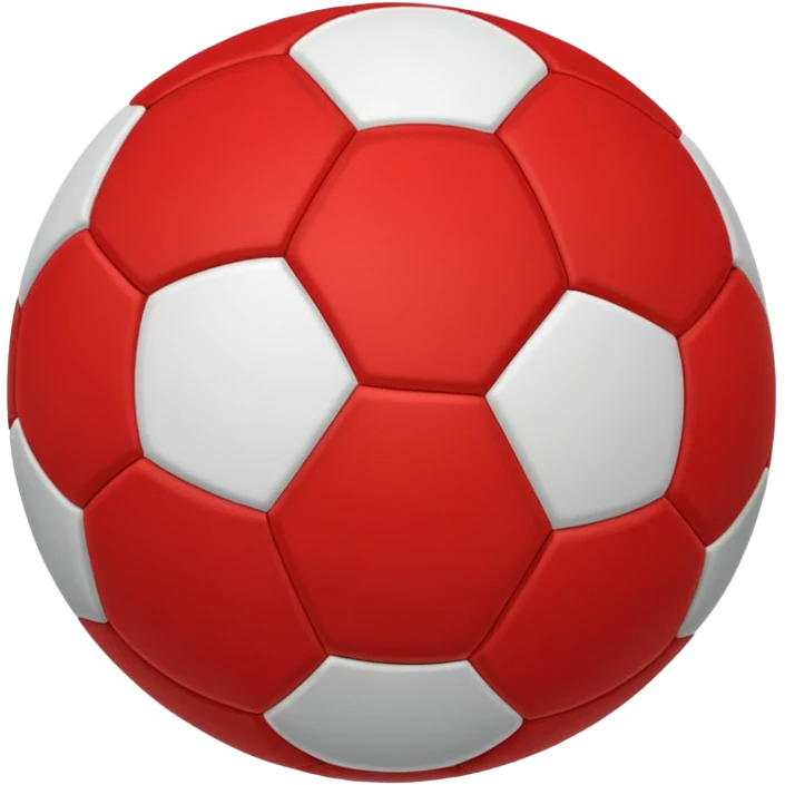 red soccer ball  emoji