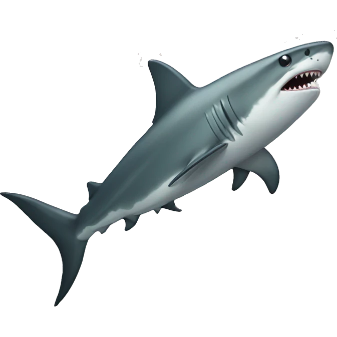 Trident shark emoji