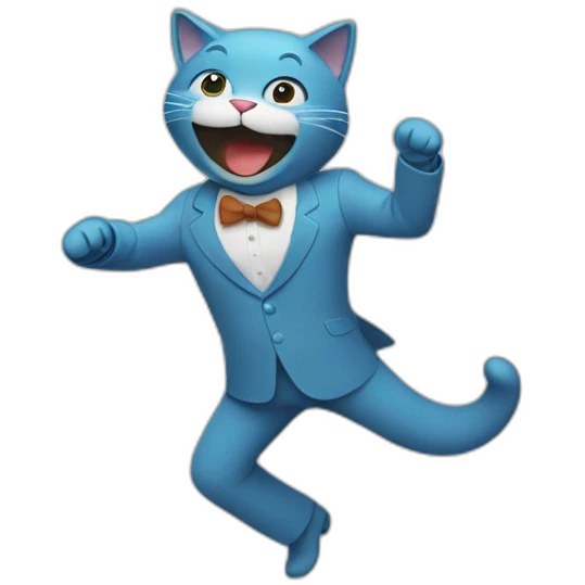 Un chat qui danse emoji