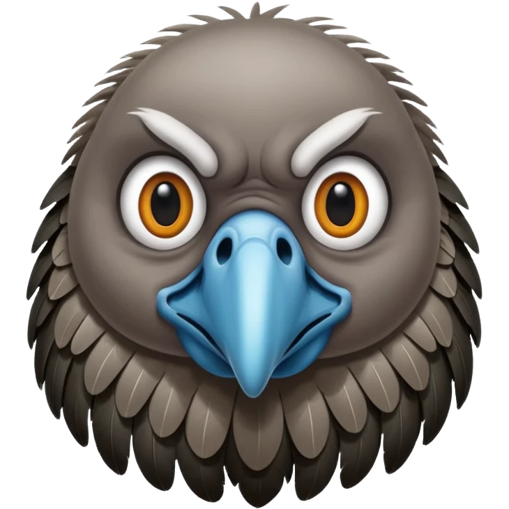 vulture but comical, like lurking but kind of dumb emoji