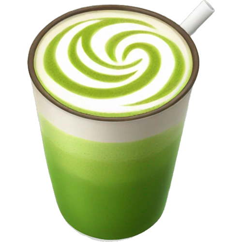 Matcha latte  emoji