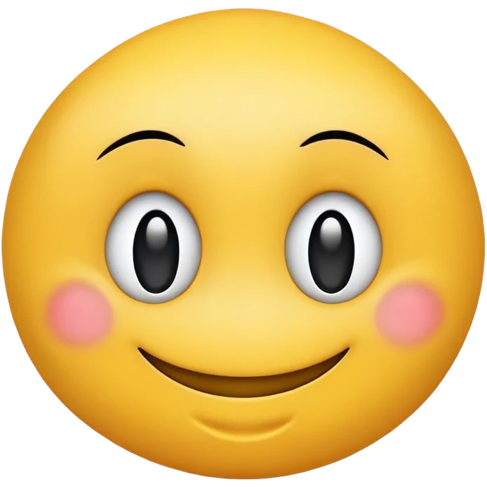 Shy smiley face emoji