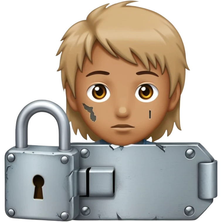 Kid named finger locked in emoji