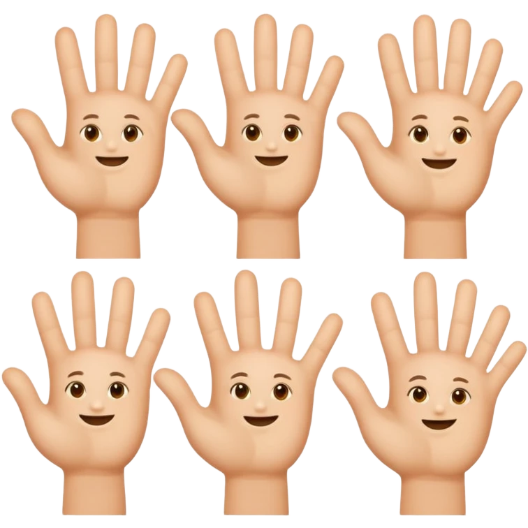 Mixe des emojis 🫴🏽🫳🏽😊6️⃣7️⃣77 emoji