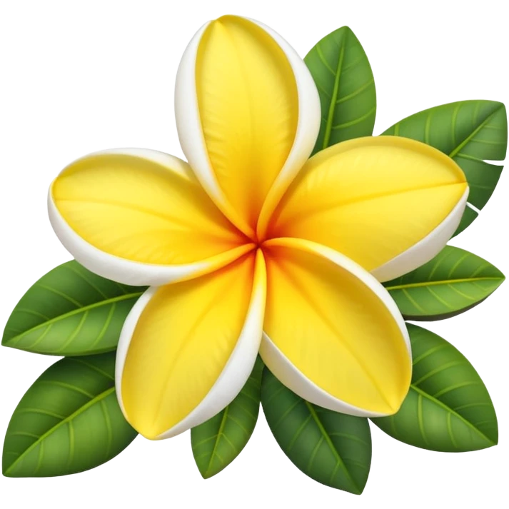 Plumeria  emoji