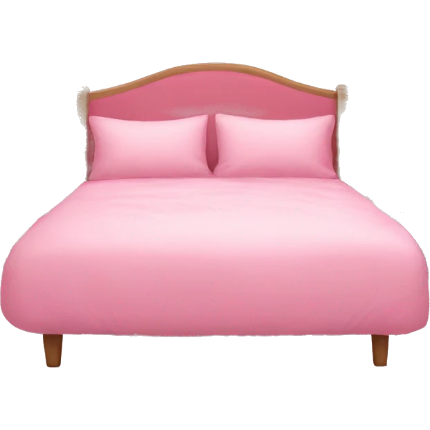 Pink bed emoji