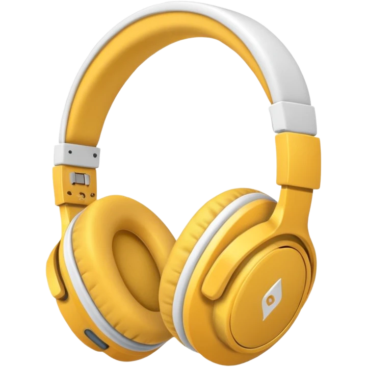 White headphones emoji