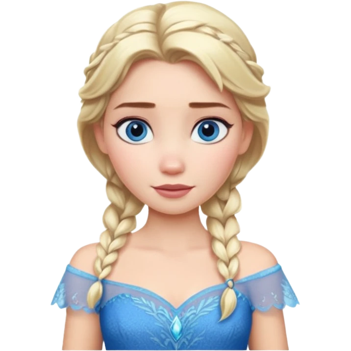 elsa frozen emoji