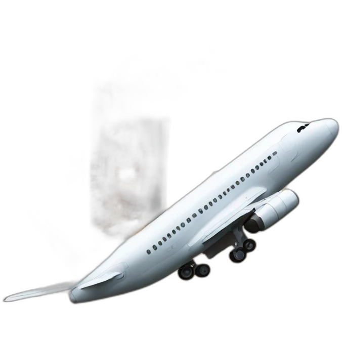 airplane crash twin towers emoji