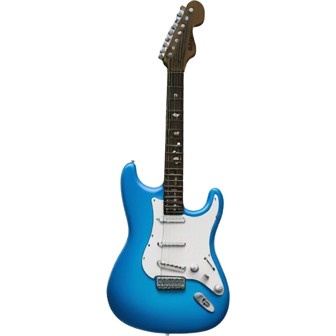 blue fender guitar emoji