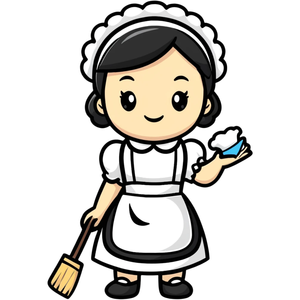 maid character emoji