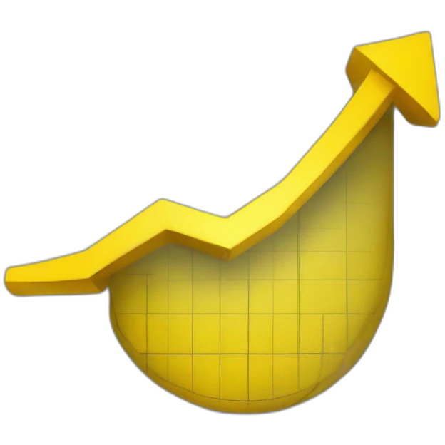 chart increasing yellow emoji