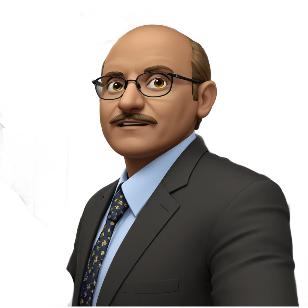 formal gentleman with flowers emoji