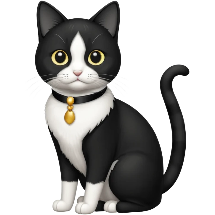 Tuxedo cat  emoji