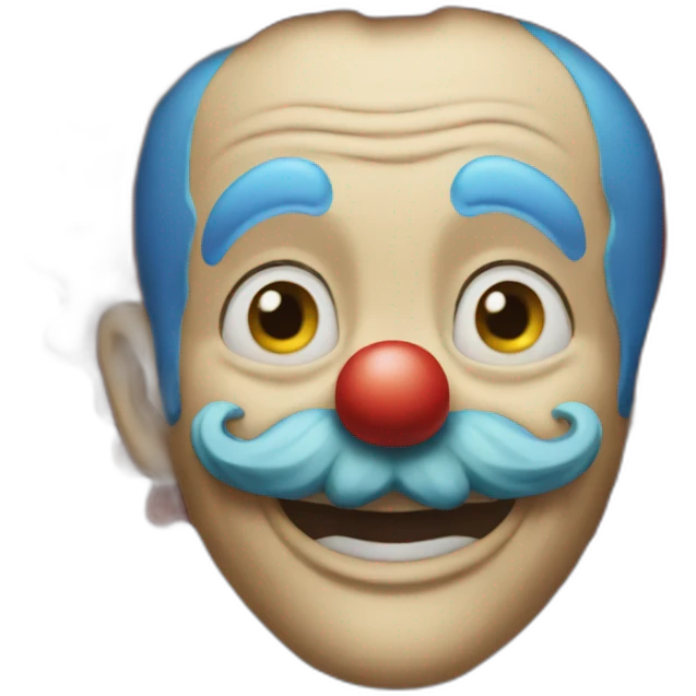 One piece baggy clown emoji