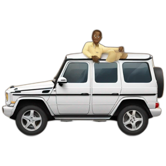 Blaise Compaoré sur une voiture Mercedes qui rentre au Burkina Faso emoji