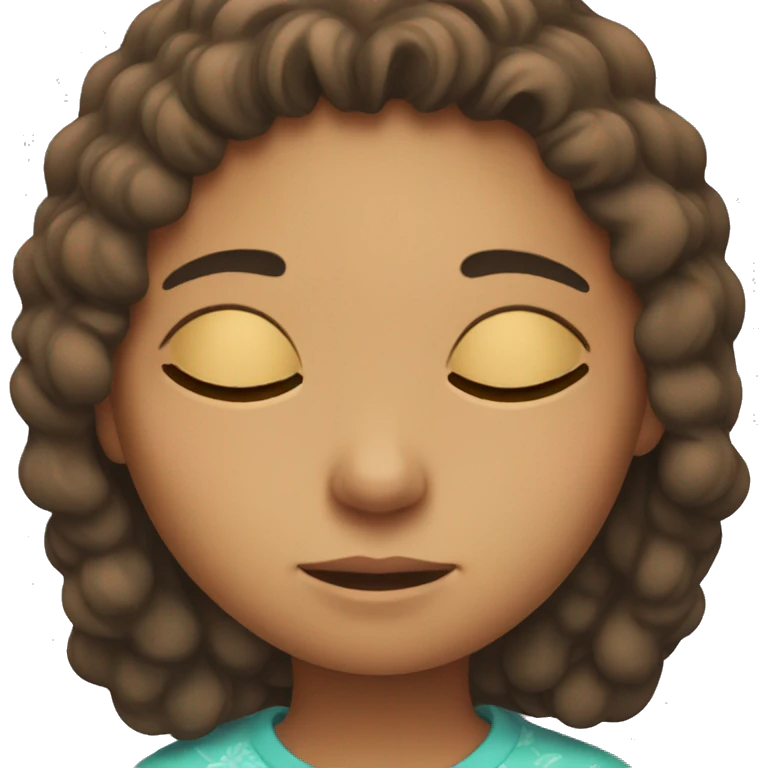 girl sleeping emoji
