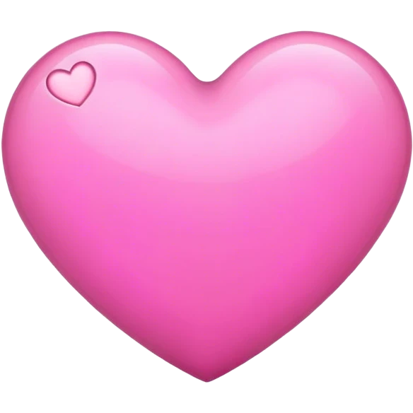 Pink heart emoji