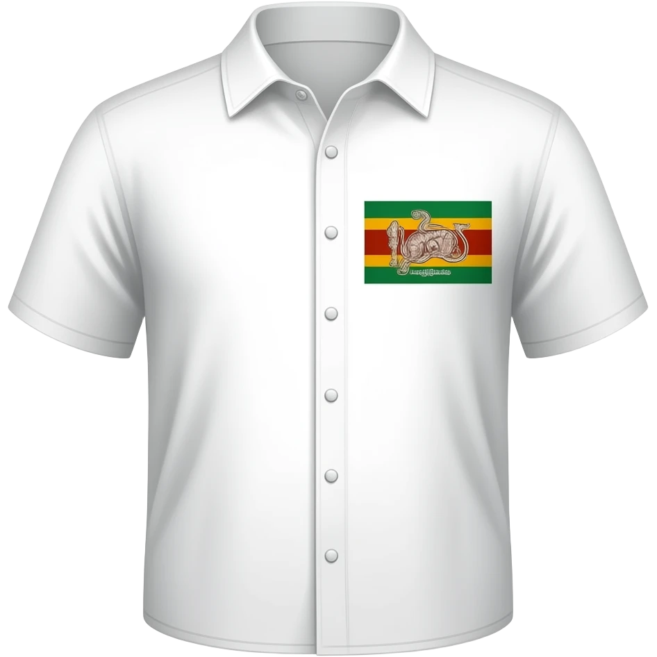 No white shirt with TVK tamilnadu political party flag emoji