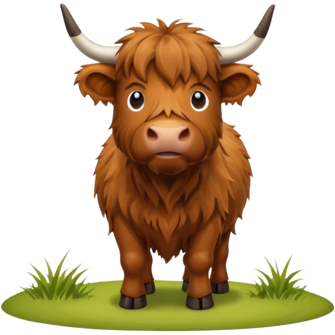 Highland cow  emoji