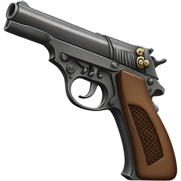 The Great insipider emoji: russian pistol emoji
