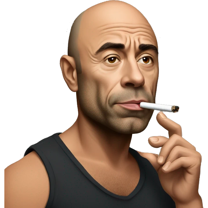 Joe Rogan smoking Cig emoji