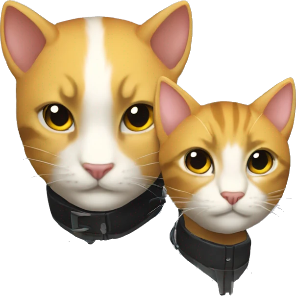 Murcielago y gato emoji