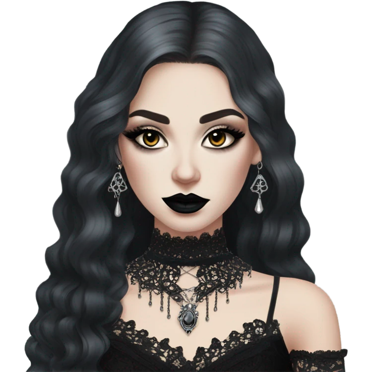 Gothic girl emoji