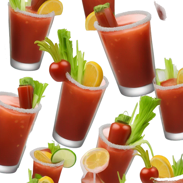 Bloody mary cocktail emoji