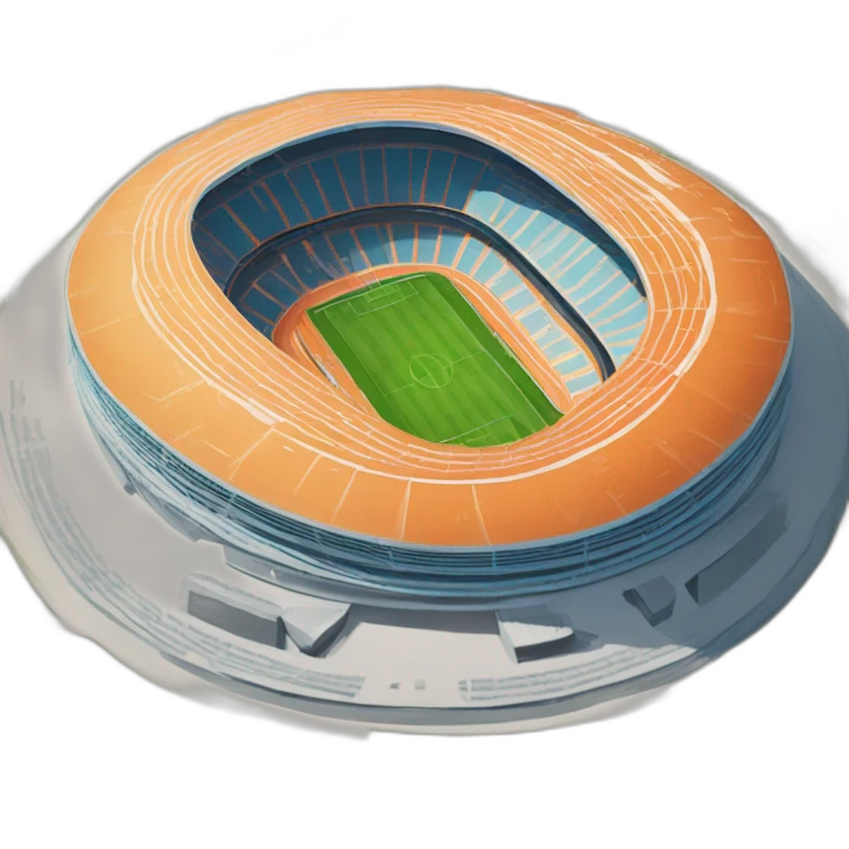 Orange Vélodrome Stadium Of Marseille emoji