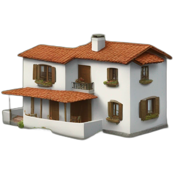 Realistic messi’s house emoji