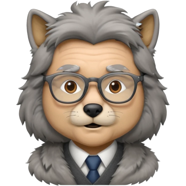 Professor wolf emoji