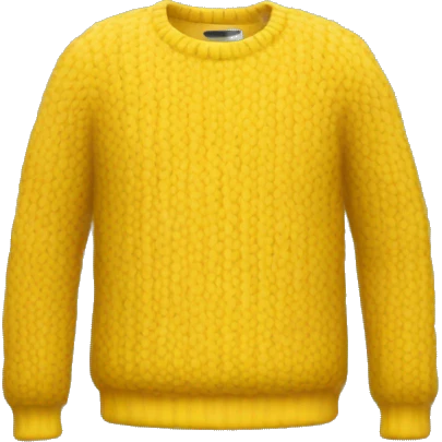 yellow sweater emoji