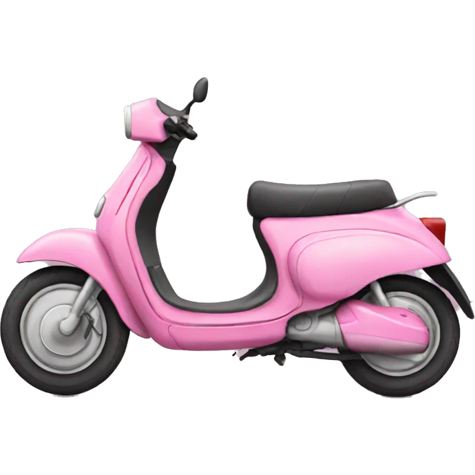 Pink moped  emoji