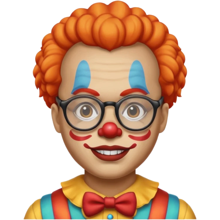 🤓+🤡 emoji