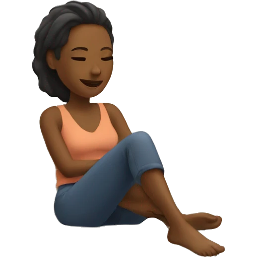 Women relaxing  emoji