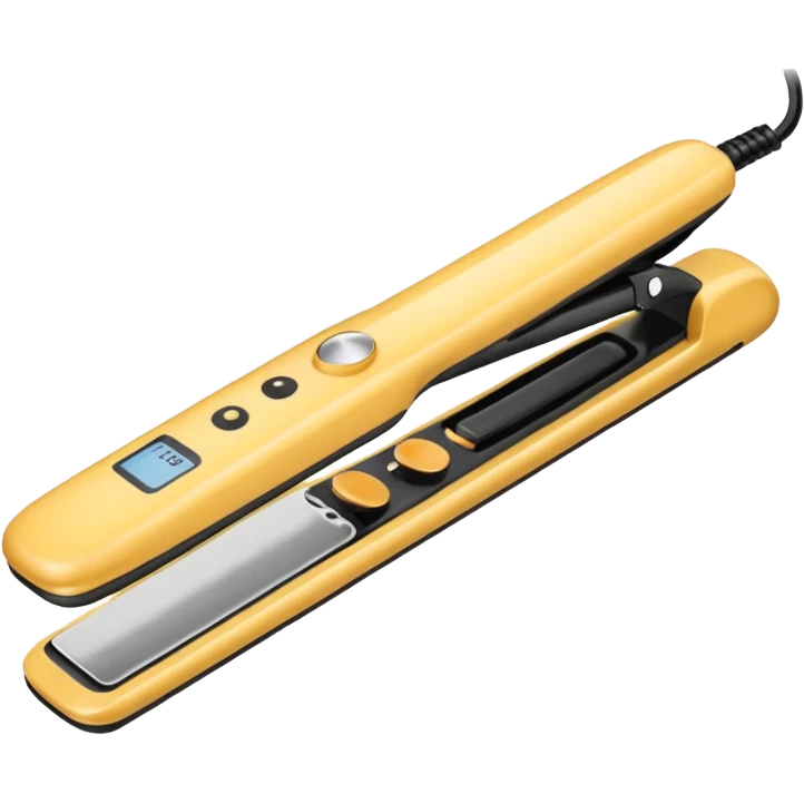 hair straightener emoji