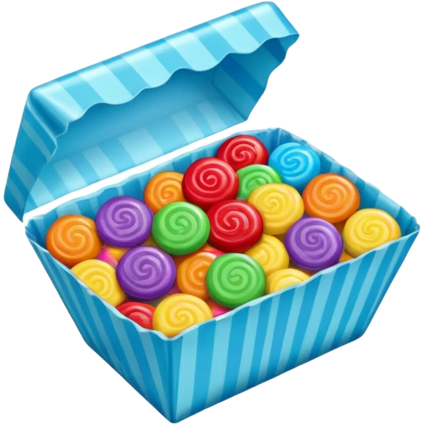 candy in a colorful wrapper emoji