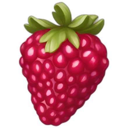 assiette fraise framboise framboise myrtille emoji