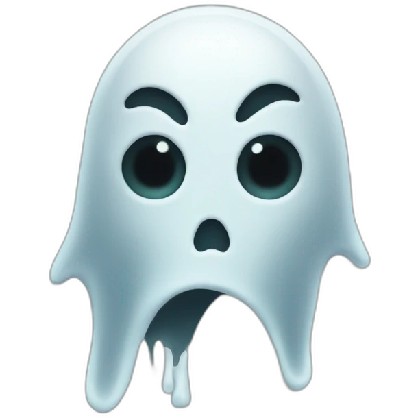 Ghost face emoji