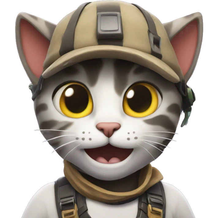 cat playing fortnite emoji