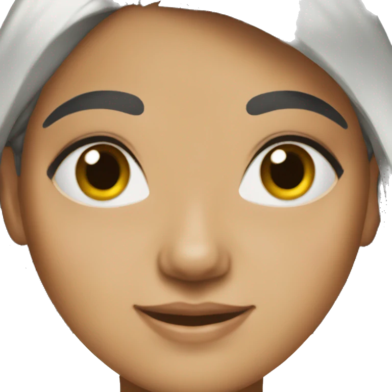 this girl just add black middle hair emoji