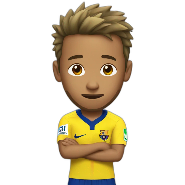 neymar pretend injury emoji